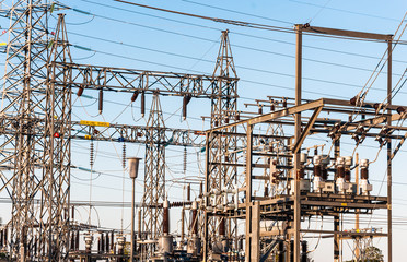 power plant with wire is cradle lighting  for people