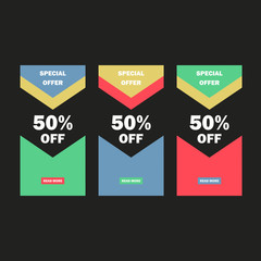 Vector brochure flyer modern design template