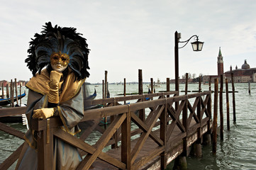 Carnival mask in Venice.