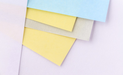 Background of colored papers 