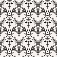 Vector seamless pattern with art ornament for design
