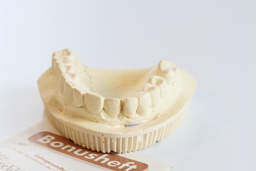 Bonusheft mit Gipsabdruck 