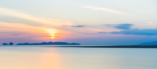 sea calm Sunset 
