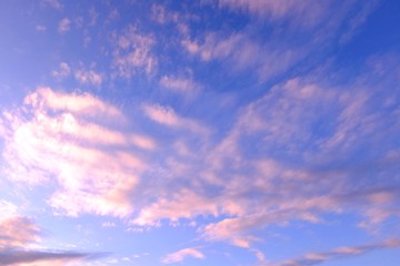 Obraz premium 染まる雲