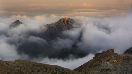 Beautiful landscape in Julian Alps