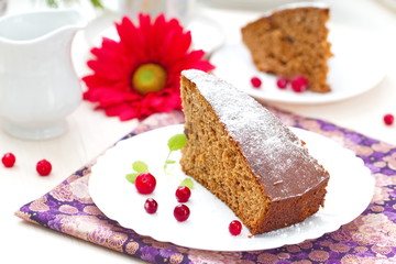 Cake with berries