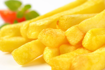 freshly fried French fries