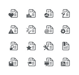 Documents Icons - 2 -- Utility Series
