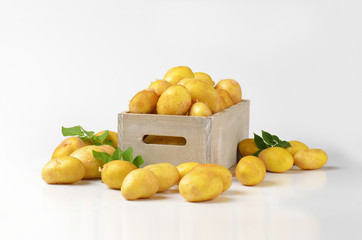 box of potatoes