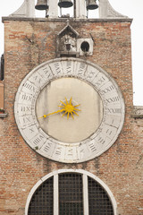 Historical clock in Venice
