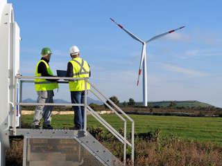 Detecting installation wind turbines