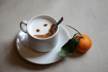 you coffee smiling