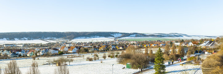 scenic landscape in Bad Frankenhausen