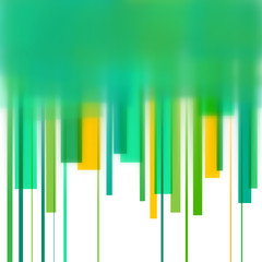 Vector background with green blurred lines