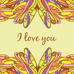 Greeting card. Invitation.