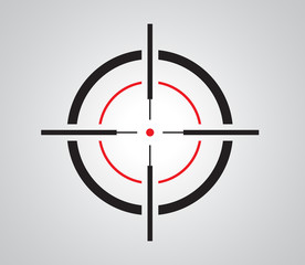 Crosshair, reticle, viewfinder, target graphics - obrazy, fototapety, plakaty