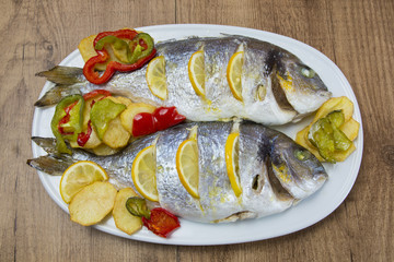 Pescado al horno