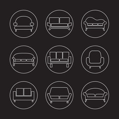 Sofa Icons.
