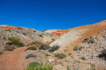 Red earth and blue sky
