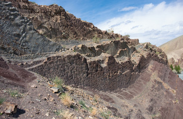 The bottom of an ancient sea