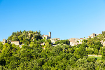 Fototapeta na wymiar Ampus, Provence, France