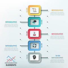 Modern infographics options banner.
