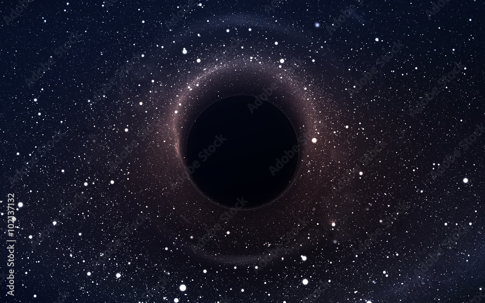 Canvas Prints black hole in deep space, glowing mysterious universe. elements of this image furnished by nasa