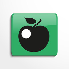 Apple. Symbol. Vector icon.