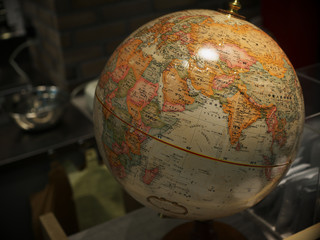 レトロな地球儀