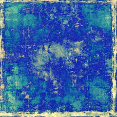 Vintage antique textured background. With different color patterns: yellow (beige); blue; cyan; green