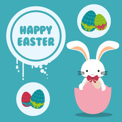 Obraz na płótnie Canvas Happy Easter design 