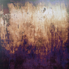 Grunge, vintage old background. With different color patterns: yellow (beige); brown; blue; purple (violet); black