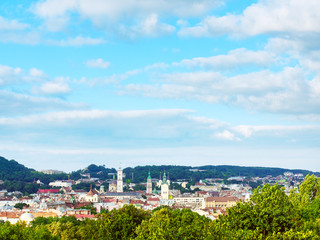 Fototapeta na wymiar High Angle View Lviv