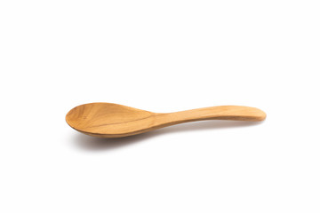 Wood spoon isolate
