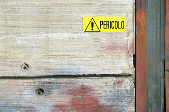 industrial danger sign