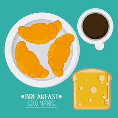 Breakfast food design 