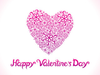 abstract artistic valentine heart