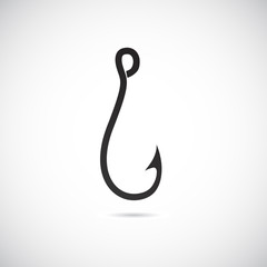 fishing hook web icon
