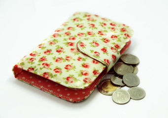 Wallet - Purse with money (Thai baht)