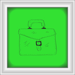 Simple doodle of a briefcase