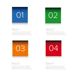 Infographic elements vector square