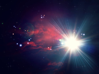 Naklejka premium Abstractive Space Background