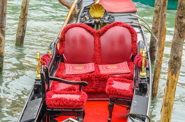 Obraz premium Gondolas in Venice, Italy.