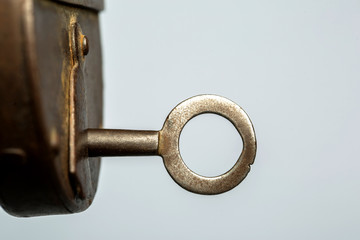 The old big padlock, Rusty lock 