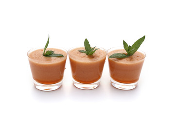 Verrines - mousse de melon