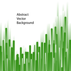 Green lines abstract vector background