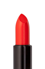 Fototapeta premium Red lipstick isolated on white