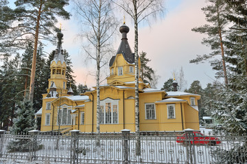 Obraz premium View of the Church of the Holy apostles Peter and Paul