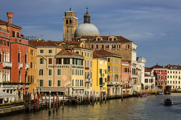 Fototapeta na wymiar Venice streets, channels, water, boats and love