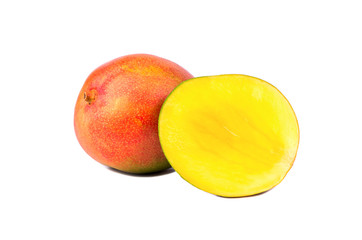 Fruit mango with half